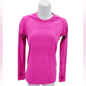 Lululemon Swiftly Tech Long Sleeve Shirt Hot Pink